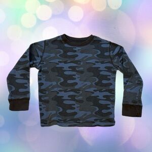 Baby Gap Kids Blue Camouflage Long Sleeve Shirt / Thermal Size 5 Years / 5T
